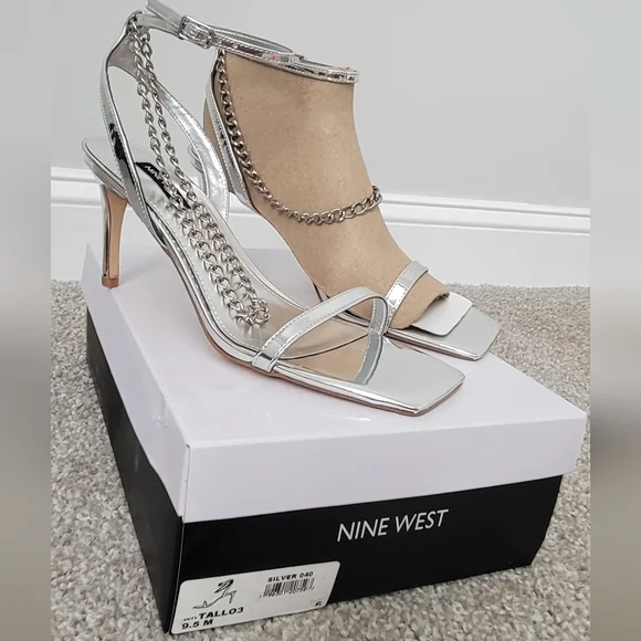 Nine West Women's Tallo Ankle Strap Dress Heels - Picture 1 of 7